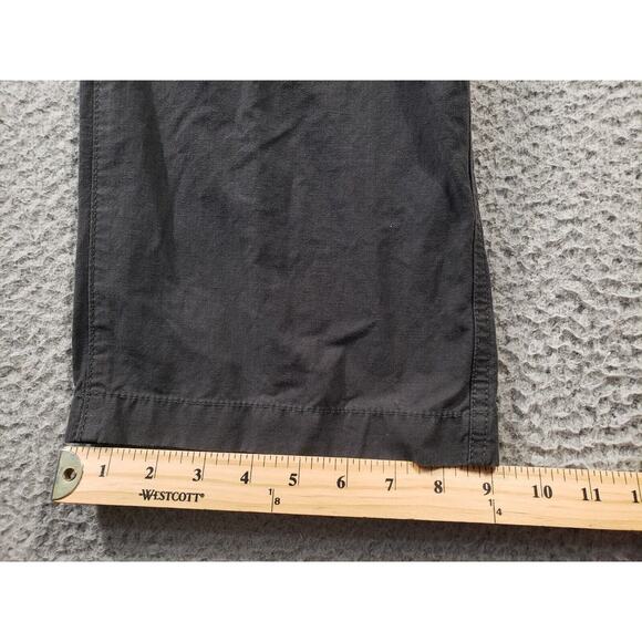 Eddie Bauer Cargo Pants Men's 40x30 Gray Straight Cotton Nylon Hiking Stretch - Picture 10 of 15